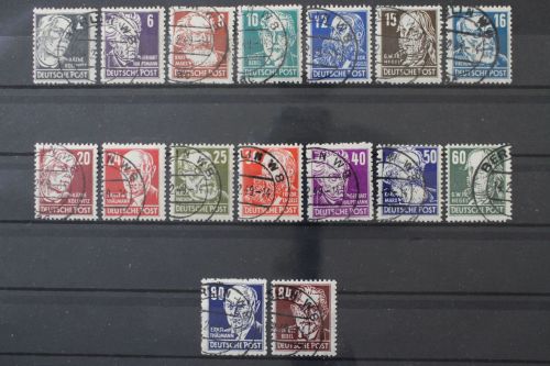 Sowjetische Zone, MiNr. 212-227, gestempelt