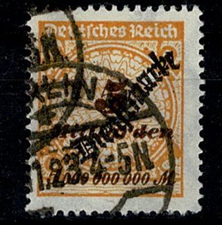 Deutsches Reich Dienstmarke, MiNr. 85, gestempelt, BPP Kurzbefund