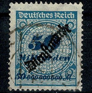 Deutsches Reich Dienstmarke, MiNr. 88, gestempelt, BPP Signatur
