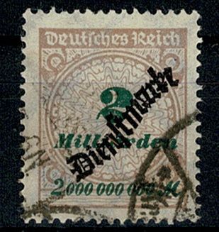 Deutsches Reich Dienstmarke, MiNr. 84, gestempelt, BPP Signatur