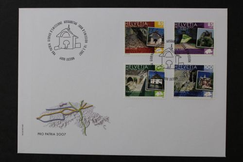 Schweiz, MiNr. 2007-2010, FDC