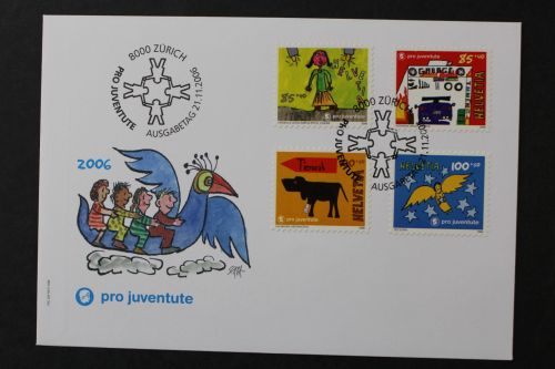 Schweiz, MiNr. 1986-1989, FDC
