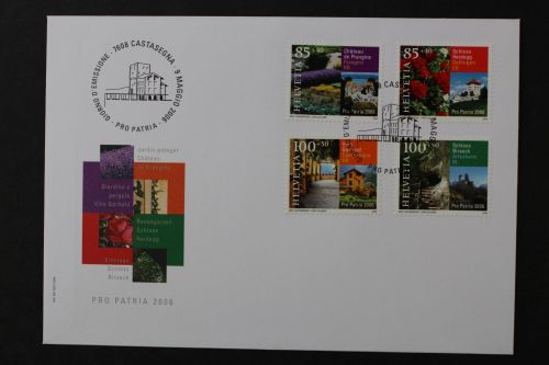 Schweiz, MiNr. 1961-1964, FDC