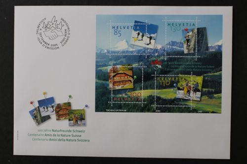 Schweiz, MiNr. Block 39, FDC