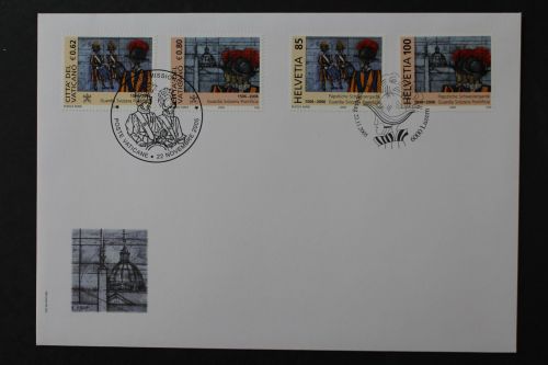 Schweiz, MiNr. 1945-1946 + Vatikan 1538-1539, FDC
