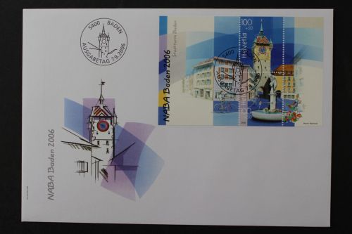 Schweiz, MiNr. Block 41, FDC