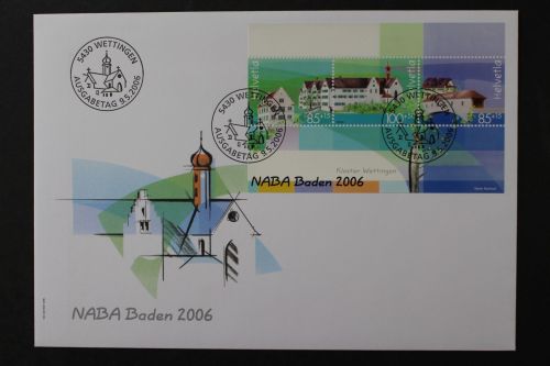 Schweiz, MiNr. Block 40, FDC