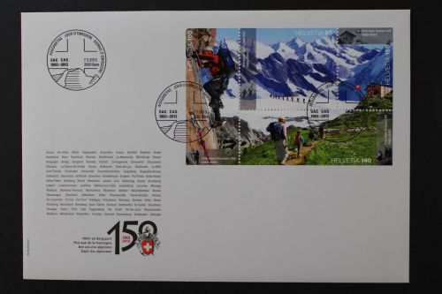 Schweiz, MiNr. Block 52, FDC