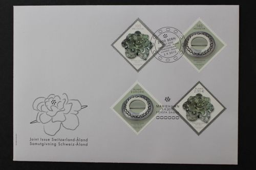 Schweiz, MiNr. 2408-2409 + Aland 413-414, FDC