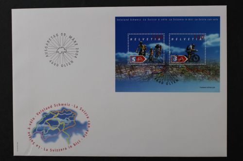 Schweiz, MiNr. Block 35, FDC