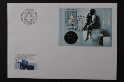 Schweiz, MiNr. Block 36, FDC