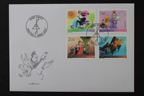 Liechtenstein, MiNr. 1438-1441, FDC