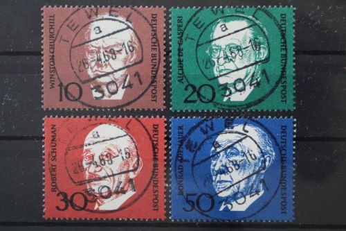 Deutschland (BRD), MiNr. 554-557 zentrisch Tewel, gestempelt
