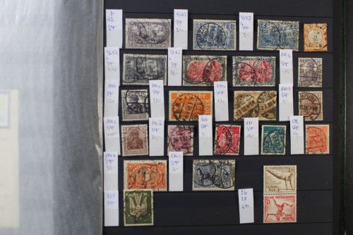 Abarten & Plattenfehler Sammlung im Einsteckalbum