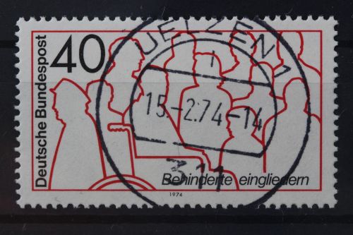 Deutschland (BRD), MiNr. 796 zentrisch Uelzen, EST