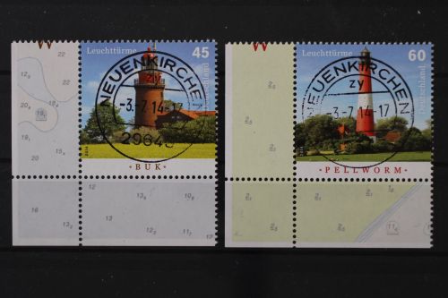 Deutschland (BRD), MiNr. 3089-3090 zentrisch Neuenkirchen, EST
