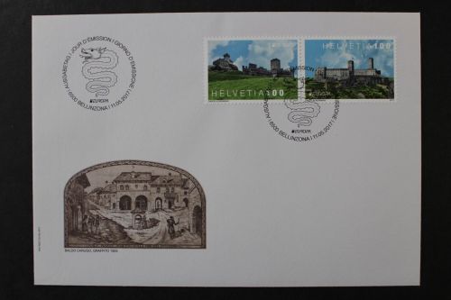 Schweiz, MiNr. 2495-2496 Paar, FDC