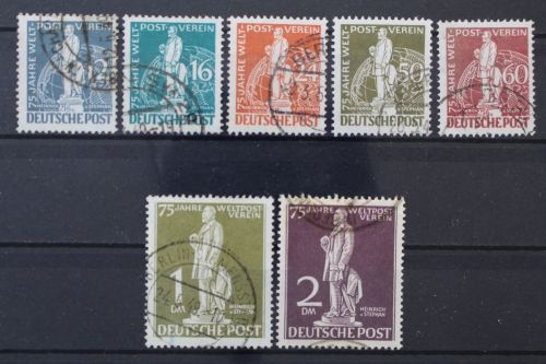 Berlin, MiNr. 35-41, gestempelt