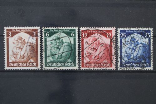 Deutsches Reich, MiNr. 565-568, gestempelt