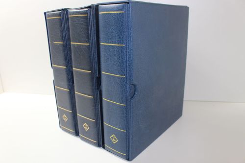 Leuchtturm, VARIO GIGANT, 3 blaue Ringbinder GIGANT mit Inhalt