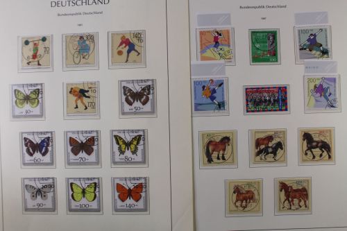 Deutschland (BRD) 1986-2001, gestempelte Sammlung