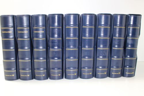 pro collect plus-Album-Set, königsblau, 9 Alben mit Klarsichteinlagen für Karten