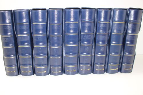 pro collect plus-Album-Set, königsblau, 9 Alben mit Klarsichteinlagen für Karten