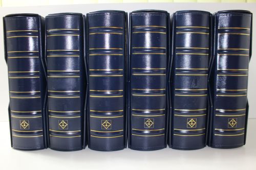 6 Vario Gigant Ringbinder im Classic Design, inkl. Schutzkassetten mit Inhalt