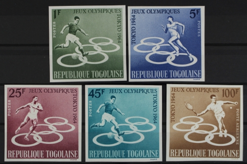 Togo, MiNr. 435-439 B, postfrisch