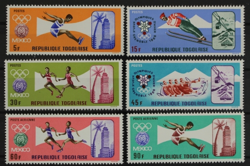 Togo, MiNr. 626-631, postfrisch