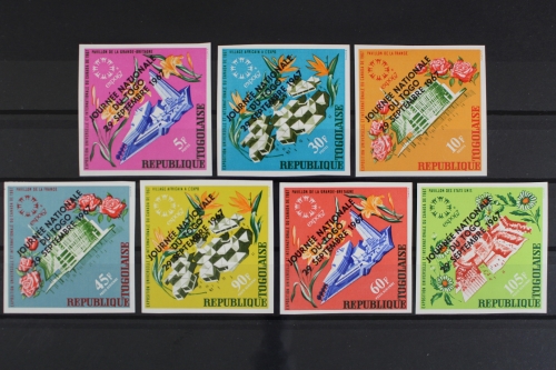 Togo, MiNr. 607-613 B, postfrisch
