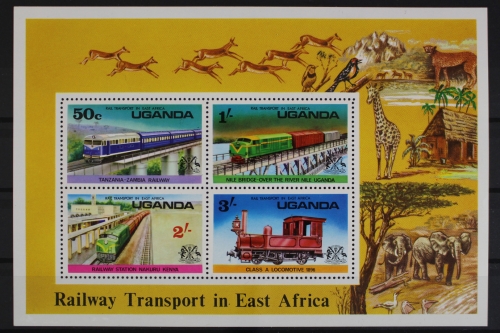 Uganda, MiNr. Block 3. Eisenbahn, postfrisch