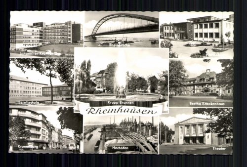 Rheinhausen, 9 Bilder Karte