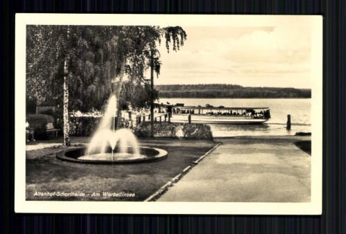 Altenhof-Schorfheide, Blick zum Werbellinsee, Schiff