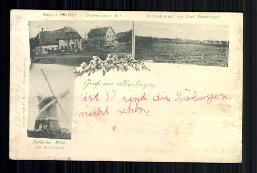 Bierbergen OT v. Hohenhameln, Nawo's Gasthof, Holländer Mühle