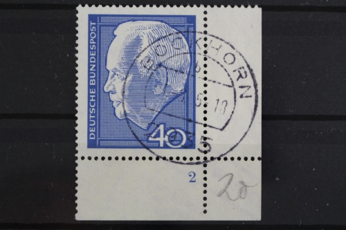 Deutschland (BRD), MiNr. 430, Ecke re. unten, FN 2, gestempelt