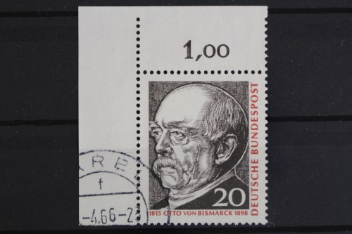 Deutschland (BRD), MiNr. 463, Ecke links oben, gestempelt
