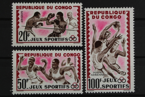 Kongo (Brazzaville), MiNr. 22-24, postfrisch