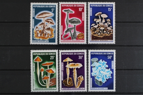 Kongo (Brazzaville), MiNr. 232-237, Pilze, postfrisch