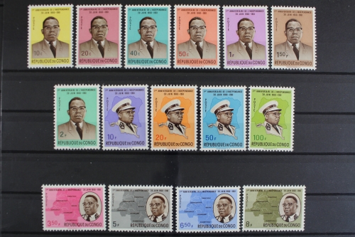 Kongo (Kinshasa), MiNr. 59-73, postfrisch