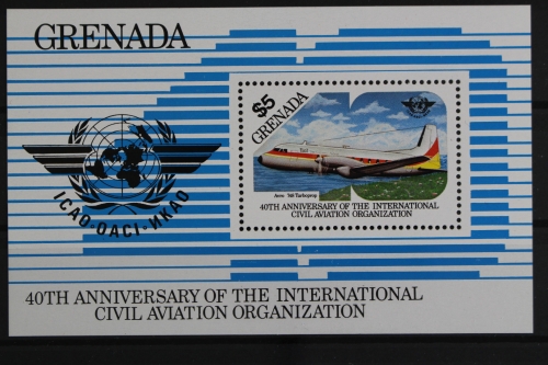 Grenada, MiNr. Block 140, Flugzeug, postfrisch