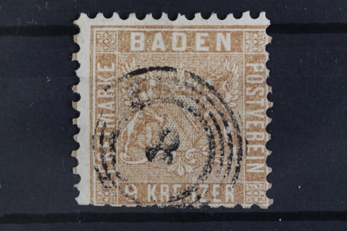 Baden, MiNr. 15 b, gestempelt, BPP Signatur