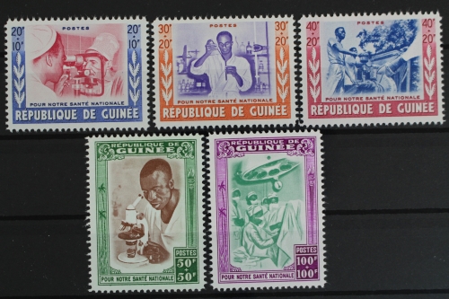 Guinea, MiNr. 37-41, postfrisch