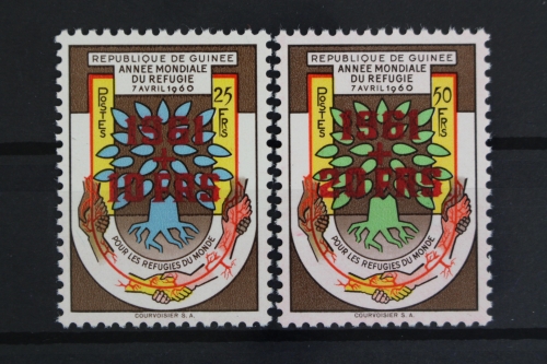 Guinea, MiNr. 67-68 a, postfrisch
