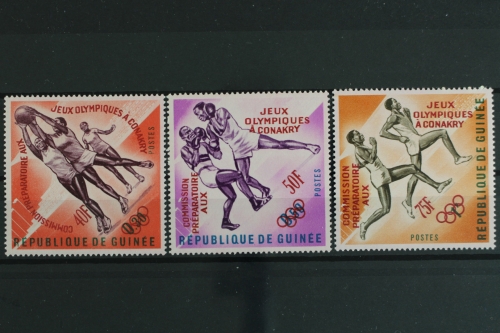 Guinea, MiNr. 211-213 a, postfrisch