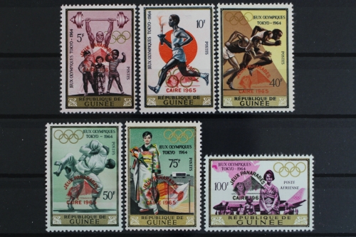 Guinea, MiNr. 348-354 A/ohne 350 B, postfrisch