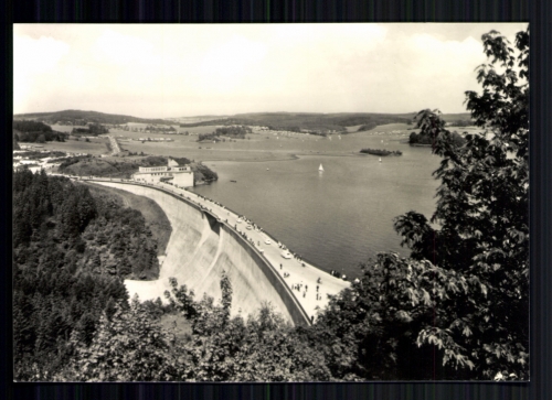 Talsperre Pöhl bei Plauen/Vogtl., Staumauer
