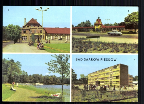 Bad Saarow-Pieskow, Bahnhofs-Hotel, J. R. Becher-Platz, Schule