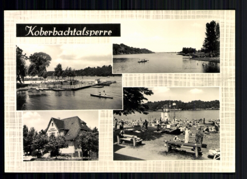 KoberbachTalsperre, LKR Zwikau, Bootsanlegestelle, Strandbad, Seehaus