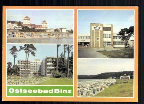 Binz, Rügen, Kurhaus, Strand, Restaurant Riga, FDGB-Erholungsheim Wolin